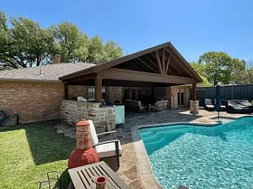 Decathlon Construction builds patio covers in McKinney, Texas